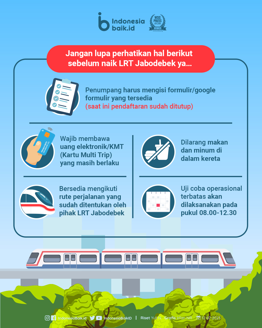 Cara mengikuti uji coba LRT Jabodebek | Sumber: Indonesia Baik